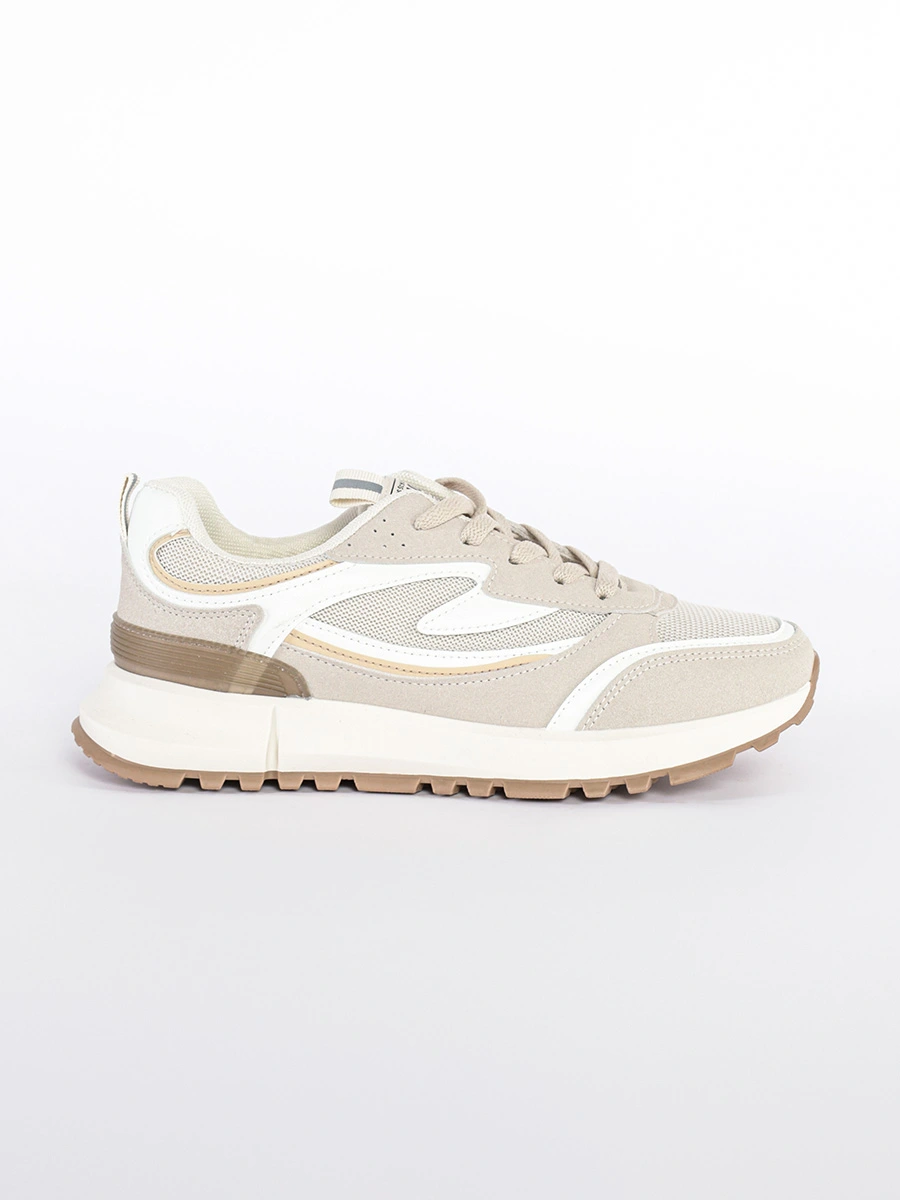 Кроссовки комбинированные в стиле колор-блок